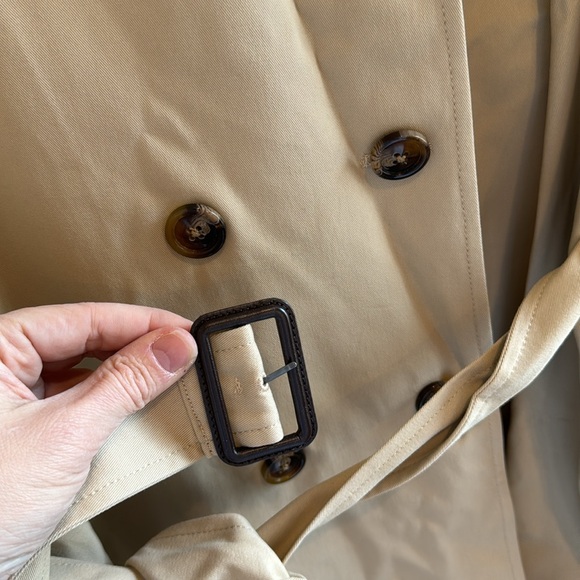 J. Crew Factory NWT Size 22 classic Trench Coat - Picture 5 of 6